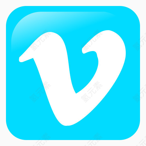 社会社交媒体社会网络视频Vimeo社会图标列表1