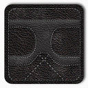 护目镜黑色的Android-Leather-Badges-icons