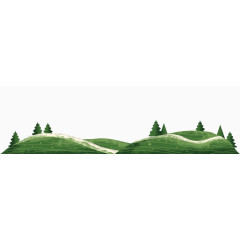 绿色山丘背景