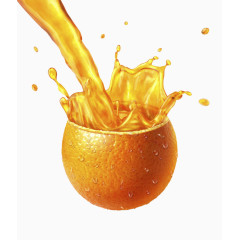 水果橙子橙汁广告