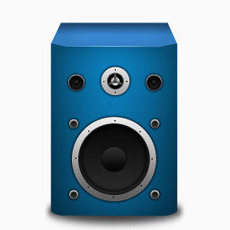 Speaker brightBlue Icon