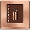 书的记录bronze-button-icons