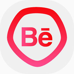 behance公司Bubbly-social-media-icons