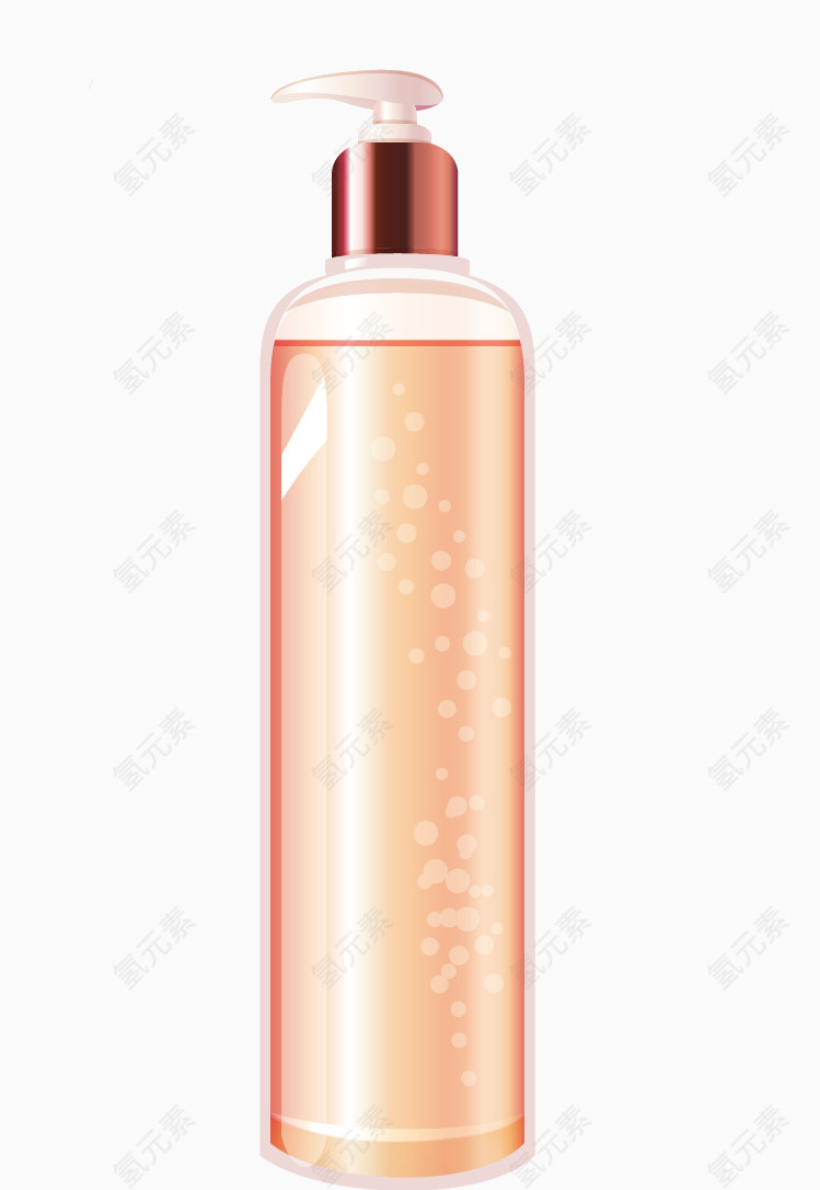 粉嫩色的水乳瓶子