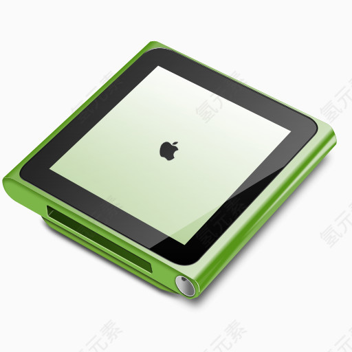 纳米绿色ipod-nano-multi-touch-icons
