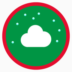 云christmas-social-networking-icons