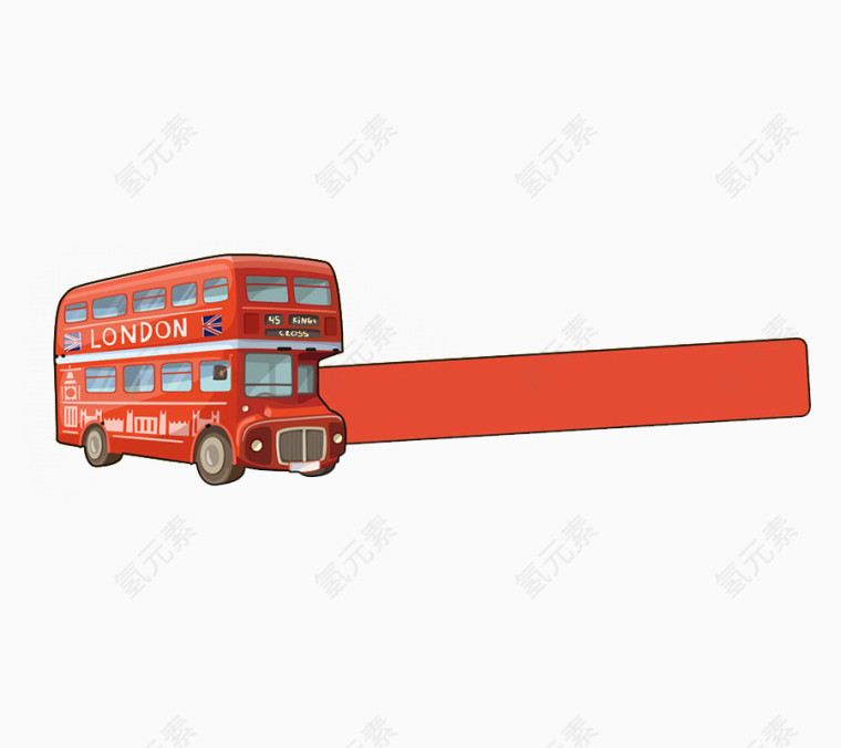 创意精美伦敦双层巴士