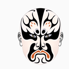 中国京剧脸谱装饰图案