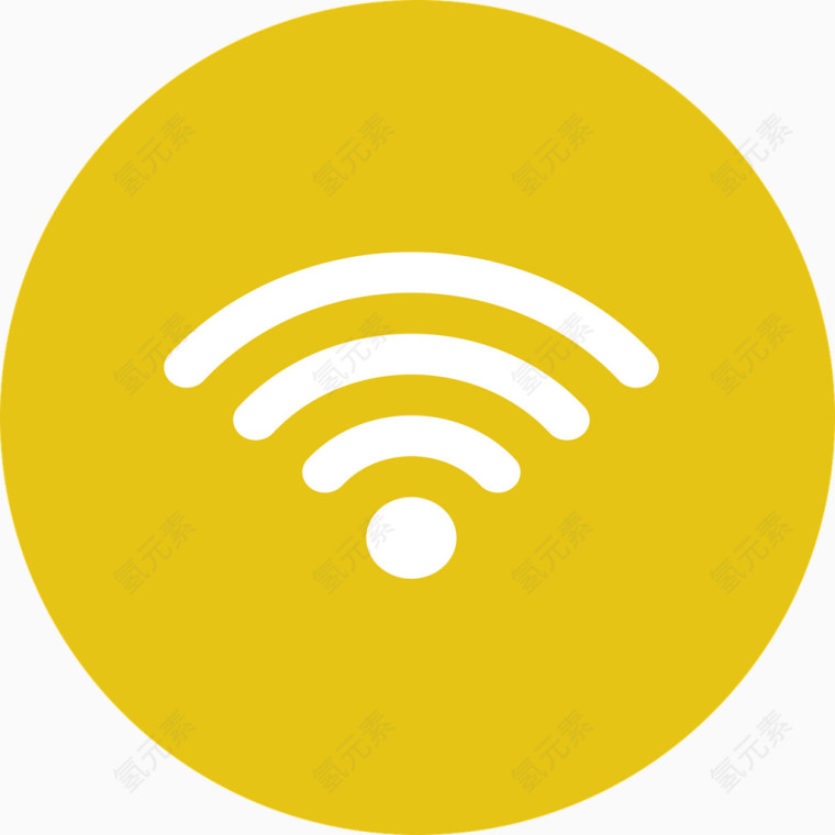 白色的WIFI