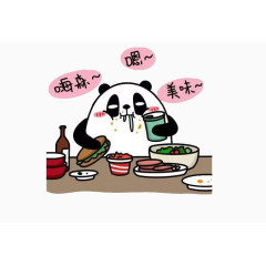 熊猫美食大餐