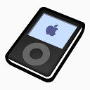 iPod纳米黑色smoothicons 13