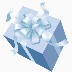 蓝色礼物盒