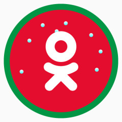 好吧christmas-social-networking-icons