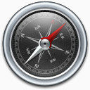 指南针黑色的Compass-icons