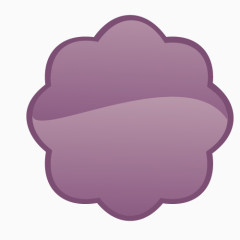 淘宝图标素材淘宝小图标 紫色花朵标签