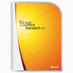 办公室标准前观微软2007盒