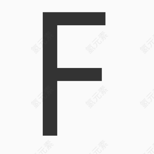 大写字母F icon