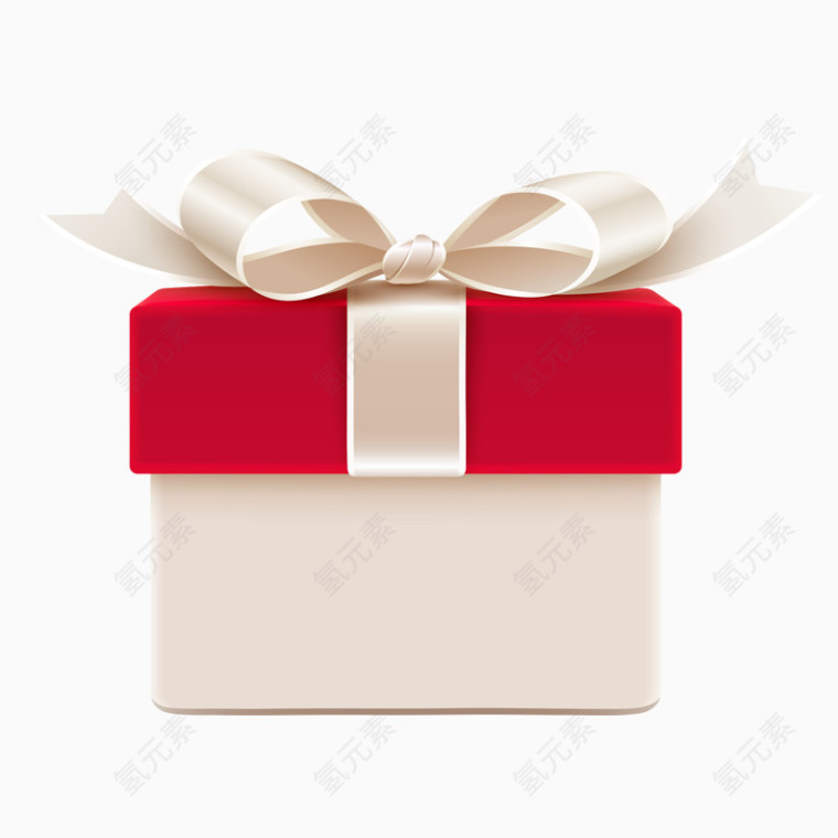 白色礼物盒素材PNG