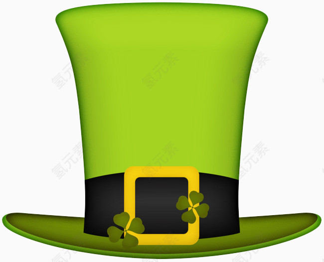 邋遢绿色礼帽