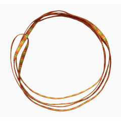 橙色绳子圆环
