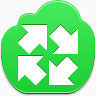 同步free-green-cloud-icons