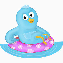推特推特夏天游泳环Seasons-Tweeting