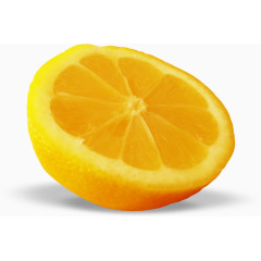 水果手绘橙子黄色