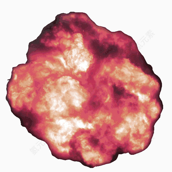红色爆炸云