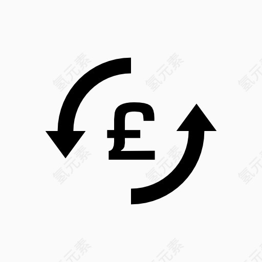 英镑货币兑换图标