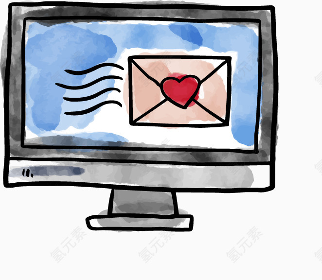 电脑情书邮件