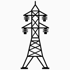高压电电塔图标