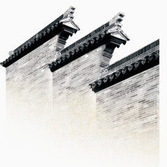 中国古建筑风的院墙