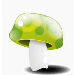 绿色水晶蘑菇