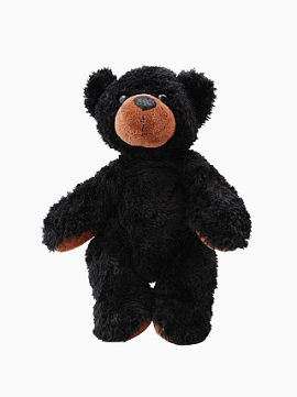 黑色可爱小熊玩具