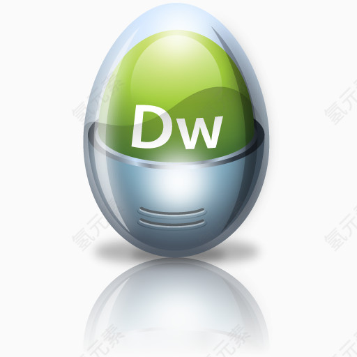 AdobeDreamweaver鸡蛋有光泽的图标
