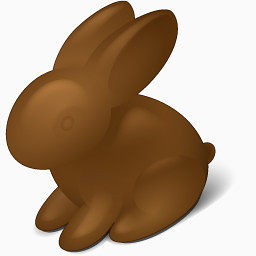 咖啡色兔子一只