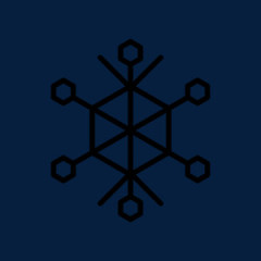 冬天雪花snowflake-icons