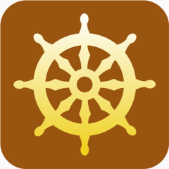Buddhism Wheel of Dharma Icon