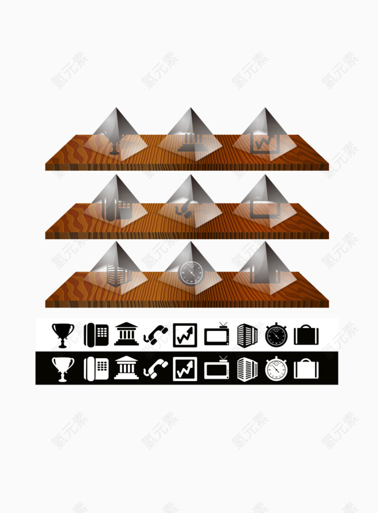 矢量金字塔