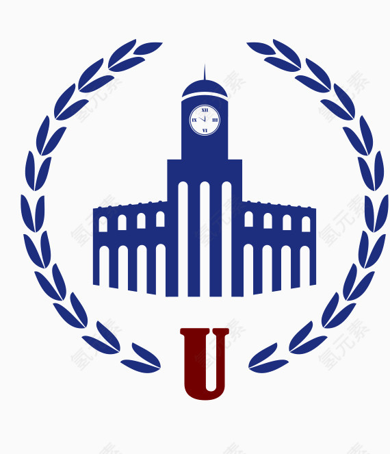 学院学校LOGO标签