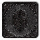歌剧黑色的Android-Leather-Badges-icons