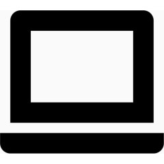 笔记本电脑black-free-icons