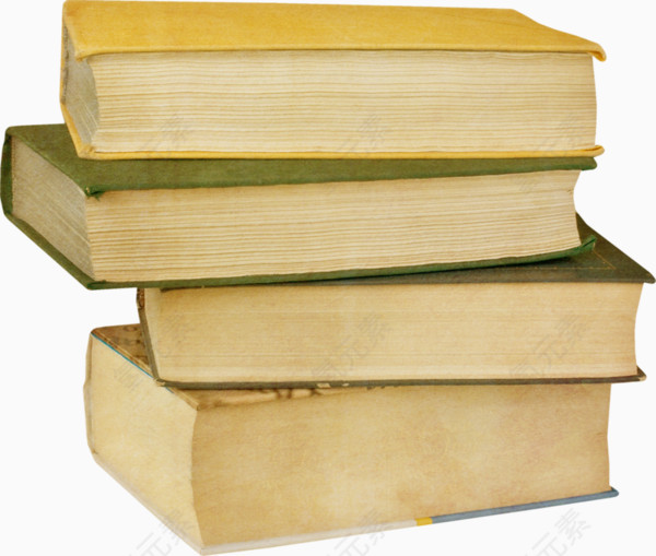 实物黄绿色书本字典