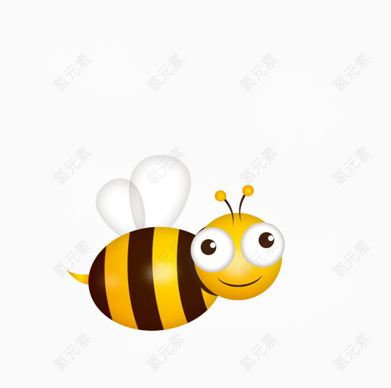 矢量蜜蜂插图