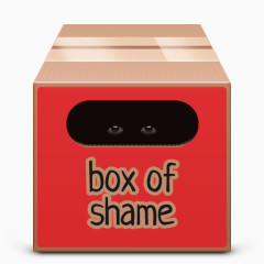 垃圾完整的盒子soda-red-icons