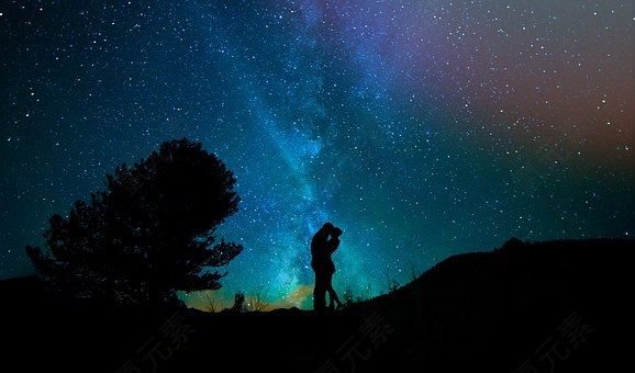 人类,恋人,夜晚的天空,繁星点点的天空,对,明星,宇宙,天空,浪漫,银