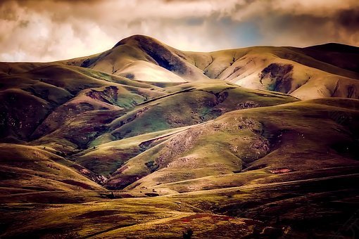 冰岛,丘陵,自然,户外,景观,国家,农村,绿色,免費的照片,免费图片