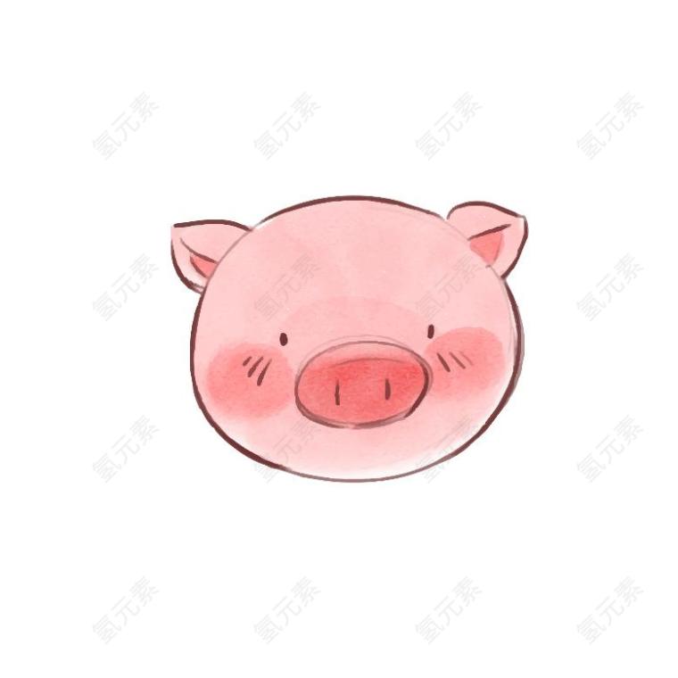 卡通图片_熏猪肉素材_动物下载