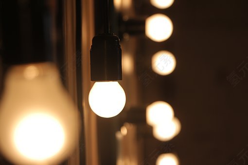 灯泡,照明,光,模糊,散景,光明,惬意,电力,发光,圆,洗墙灯,免費的