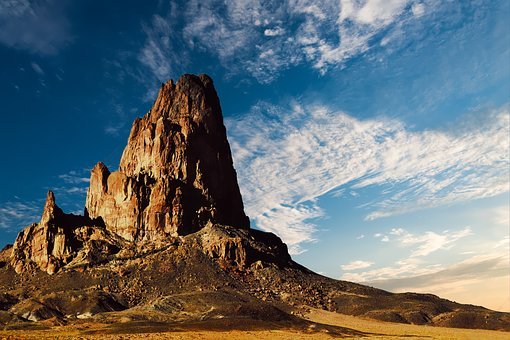 山,沙漠,景观,自然,亚利桑那州,急倾斜,悬崖,干旱,免費的照片,免费